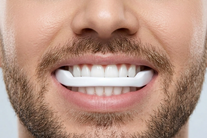 AesyBite Discover oral appliance in mouth